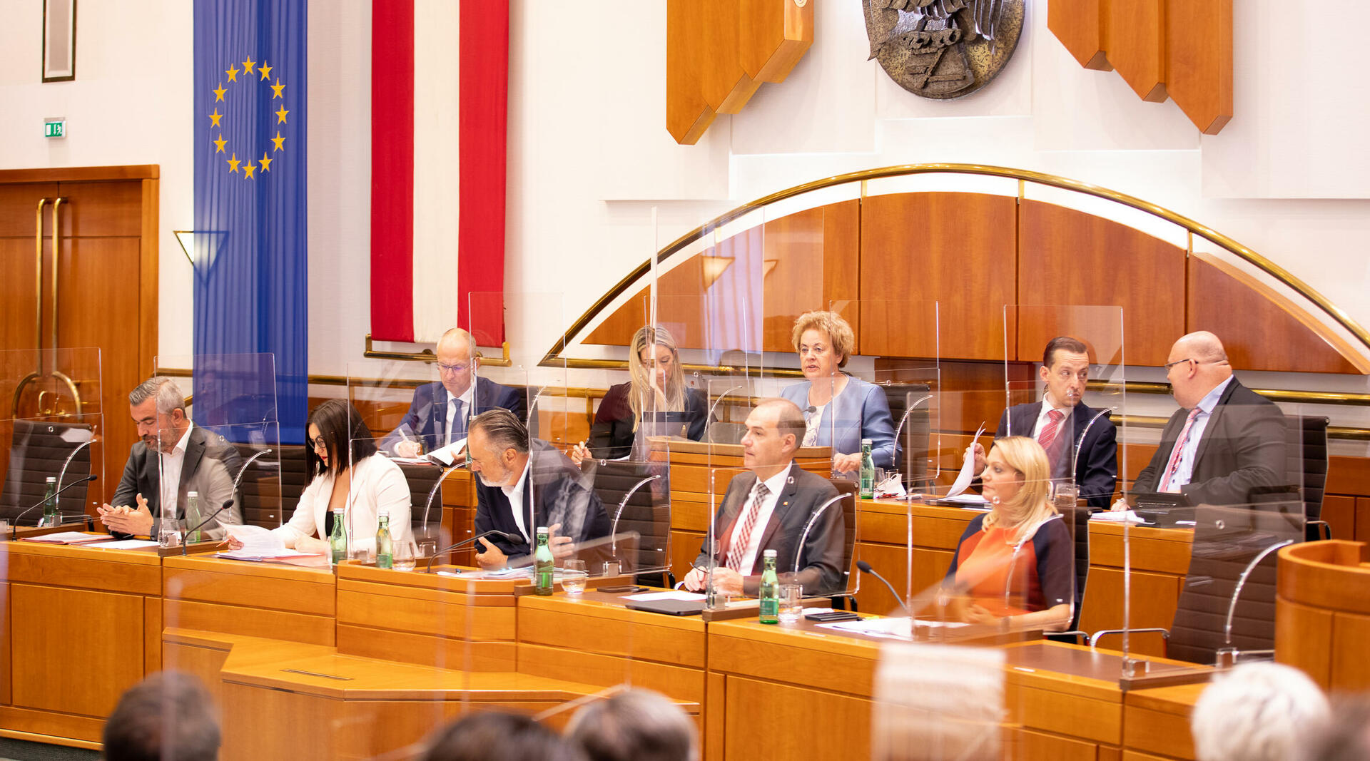 25. Landtagssitzung - Blick in den Saal