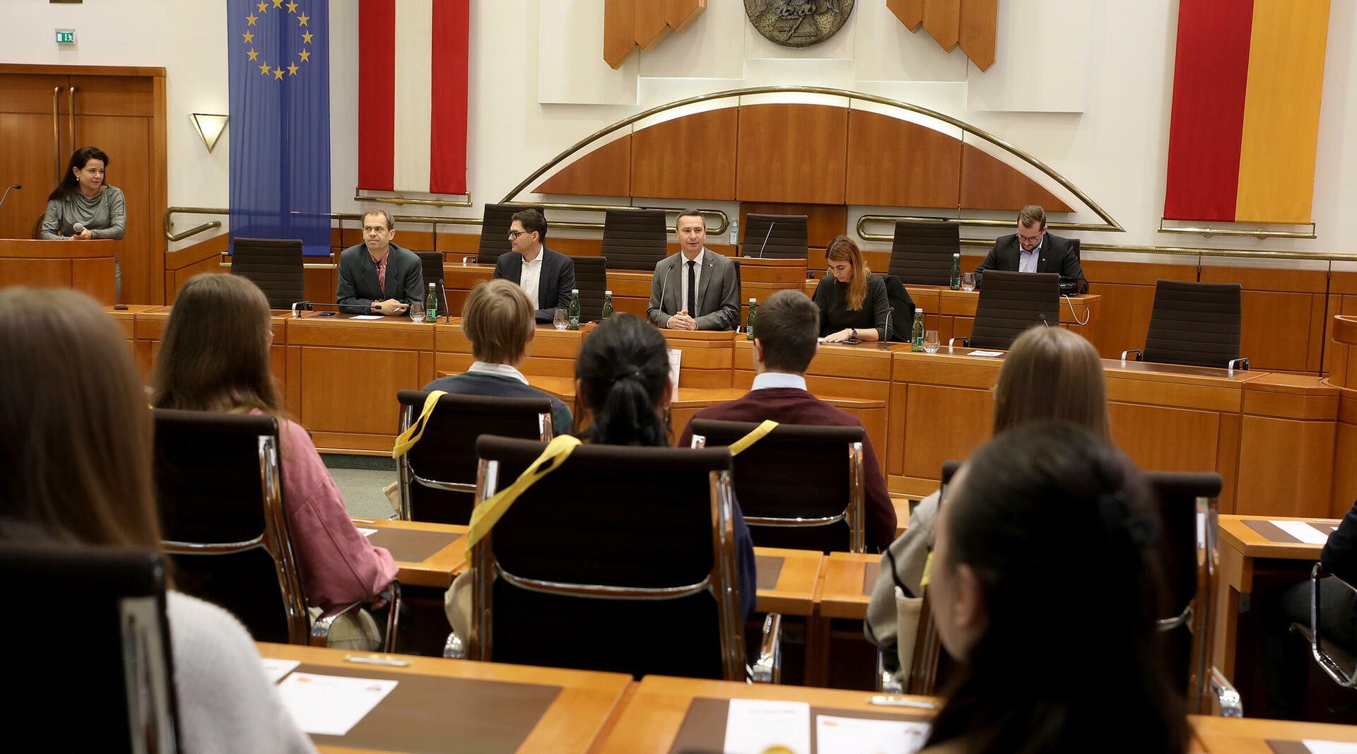 "Jugend im Landtag" mit Schülerinnen und Schülern der HTL Pinkafeld