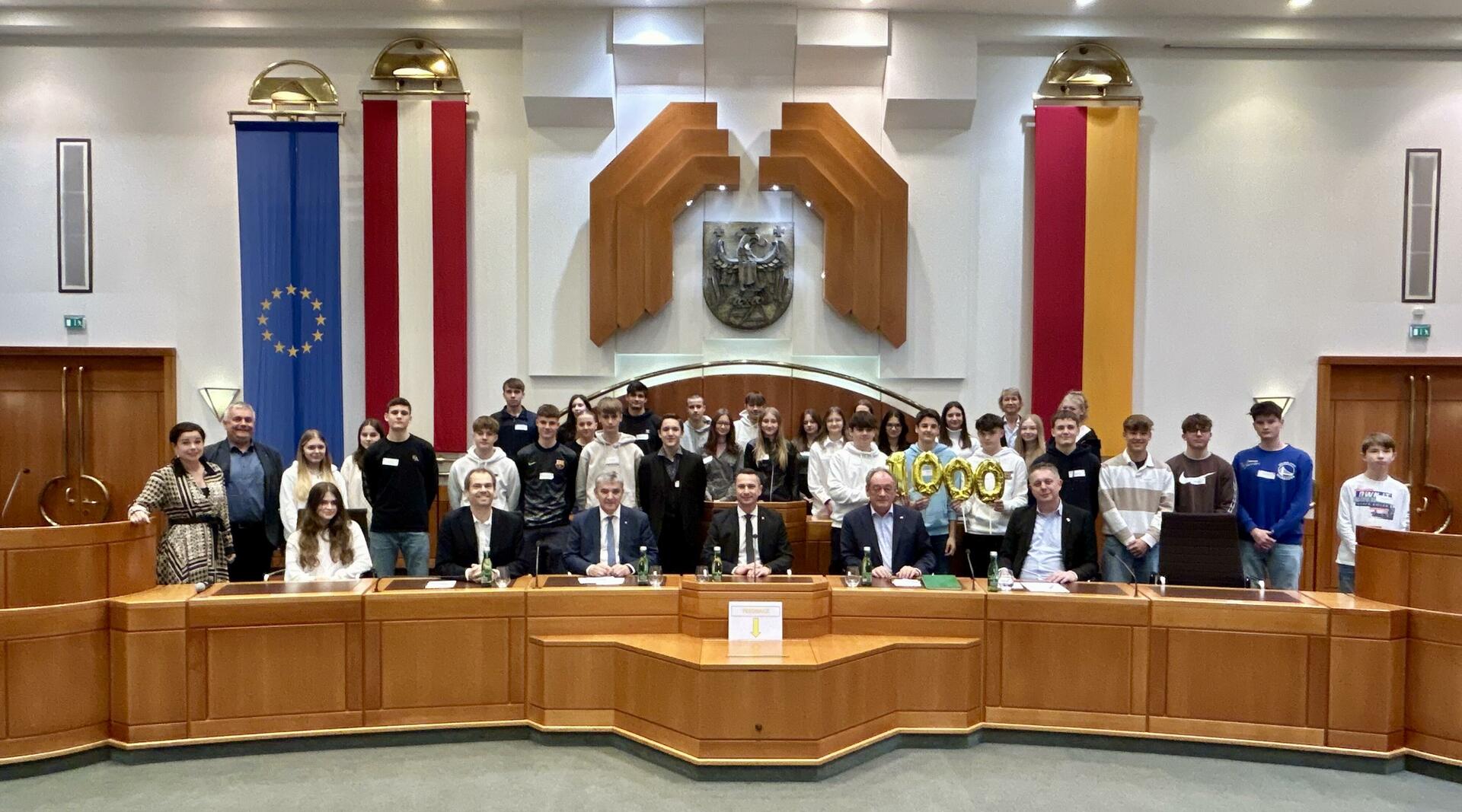 Schülerinnen und Schüler des BORG Jennersdorf