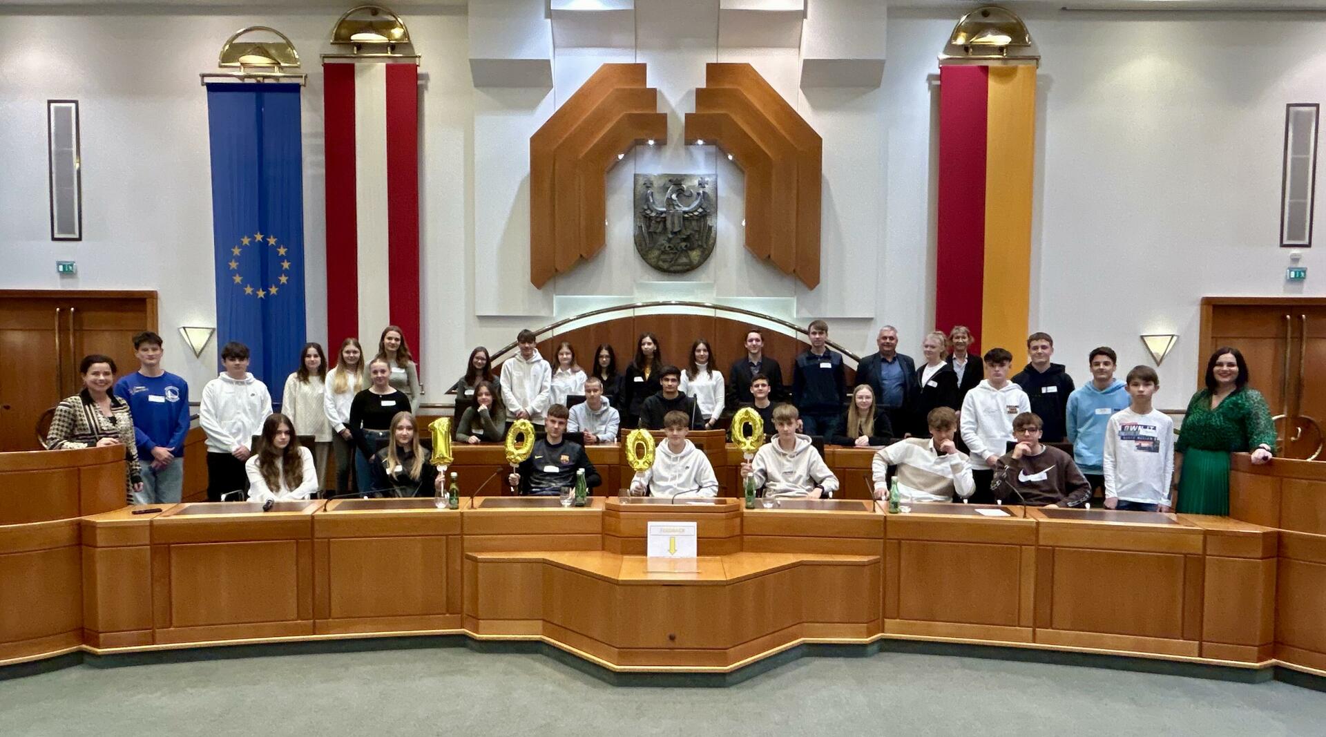 Schülerinnen und Schüler des BORG Jennersdorf